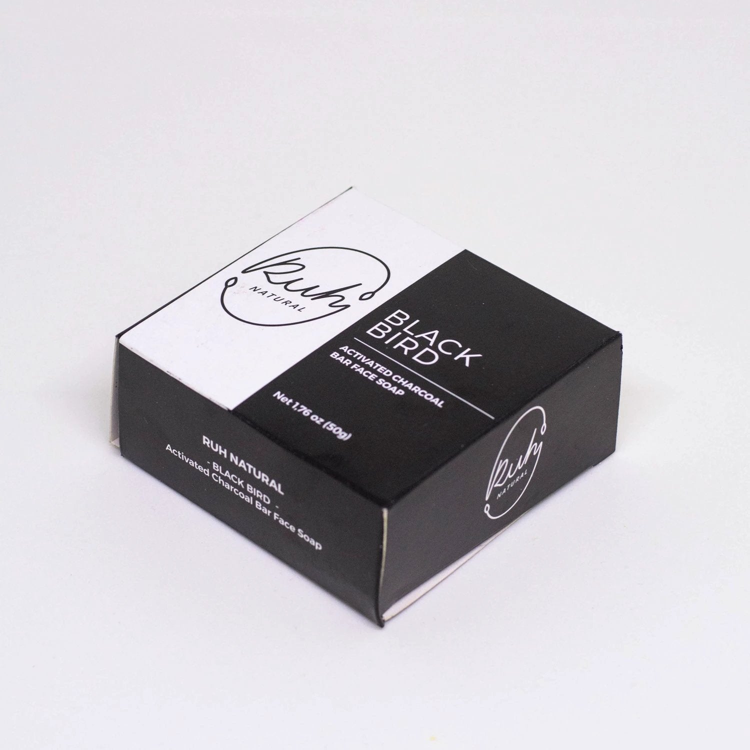 Activated Charcoal Bar Face Soap - Blackbird by Porto Boutique