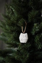 Handmade Porcelain Christmas Ornaments: Train Car