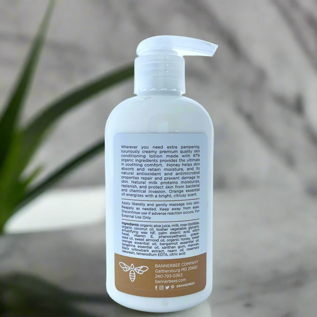 Milk & Honey Hand Lotion, Citrus Blossom by BannerBee Company LLC
