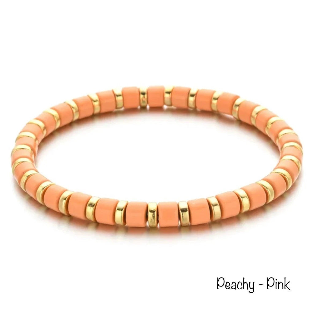 Enamel Stretch Bracelets - Add Clip Charms by Curated By Suarez