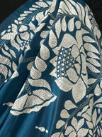 Kantha silk saree : fall pico done by Kurti Connection USA