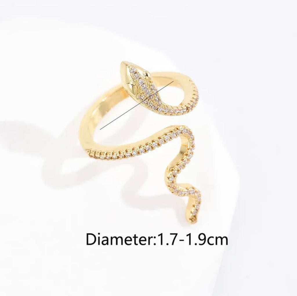 Diamond Snake Ring