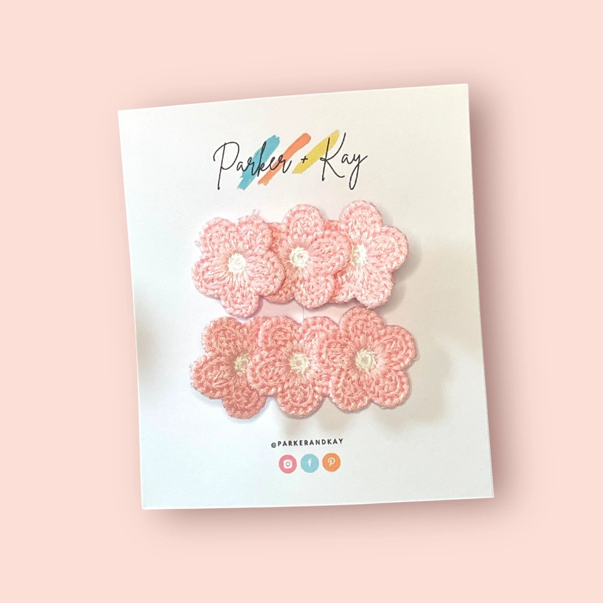 Bright Blooms Hair Clips by Parker + Kay Creative