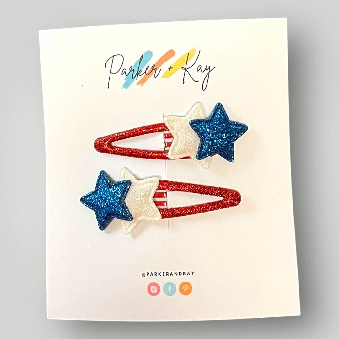 Twinkling Stars Hair Clips by Parker + Kay Creative