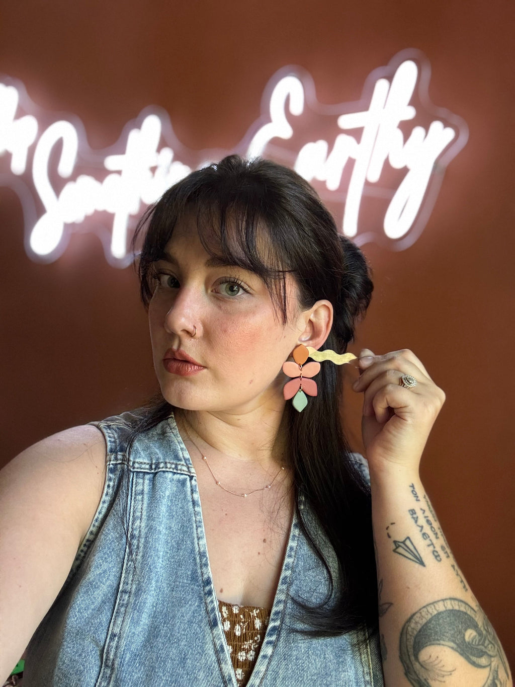 Tiff, in Autumn Color Block