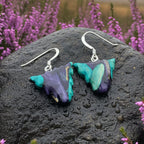 Heathergems Scottish Highland Cow Dangle Earrings - Handmade in Scotland