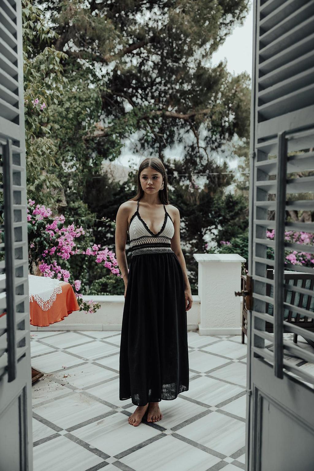 Rey Lace Dress — Black