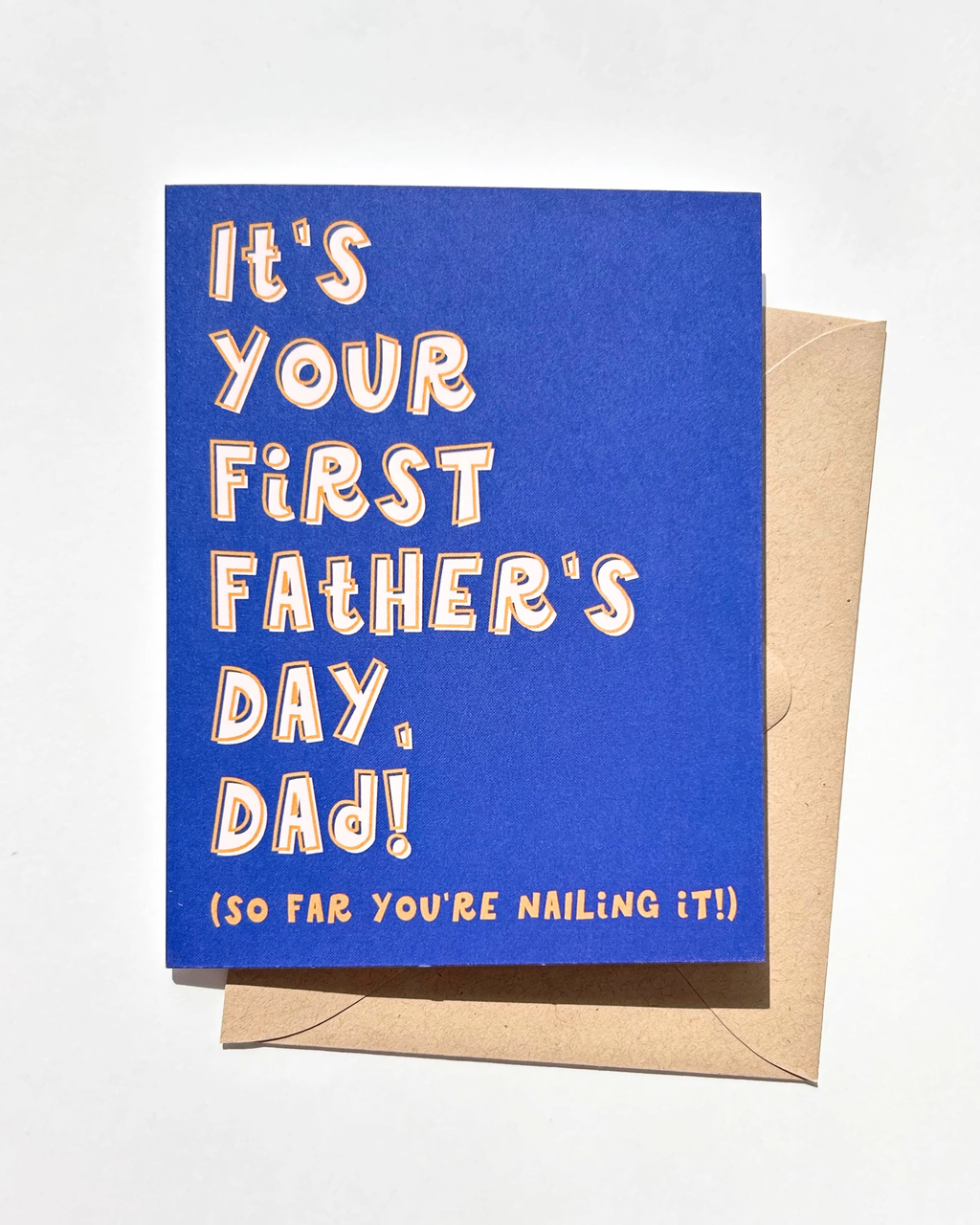 You're Nailing It First Father's Day Card New Dad Card by Five Dot Post