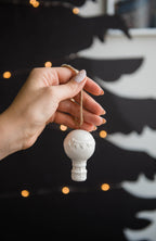 Handmade Porcelain Christmas Ornaments: Mini Bus