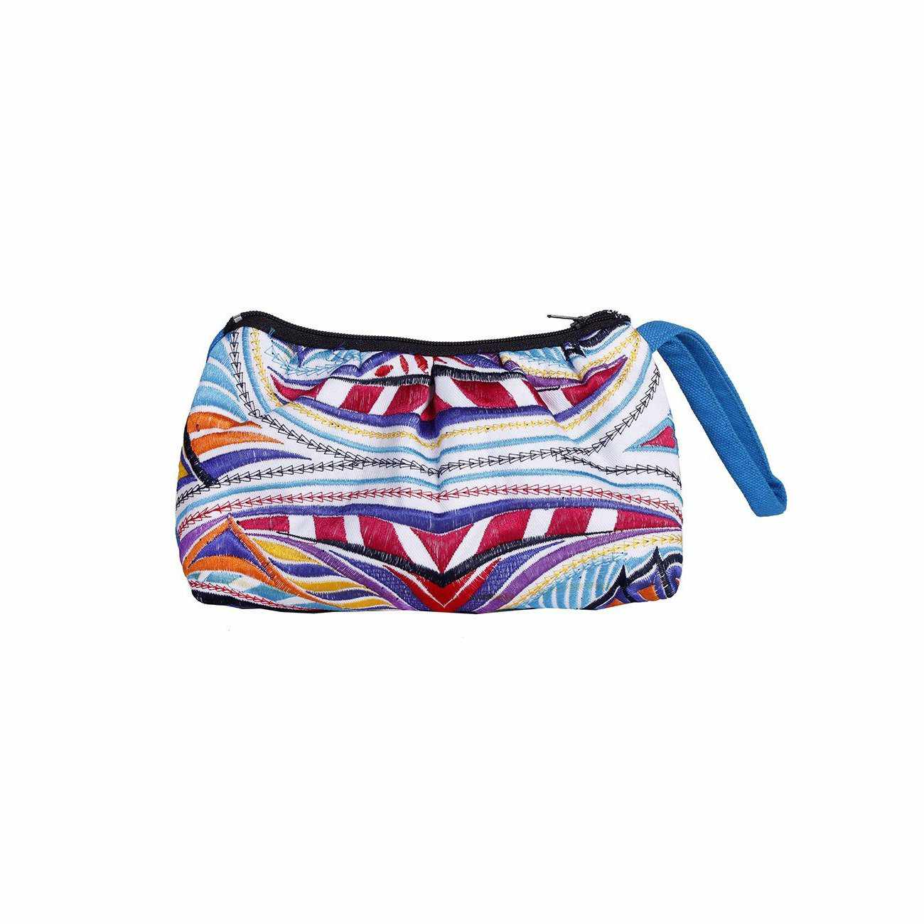 Tahj Small Embroidered Wristlet - Thailand