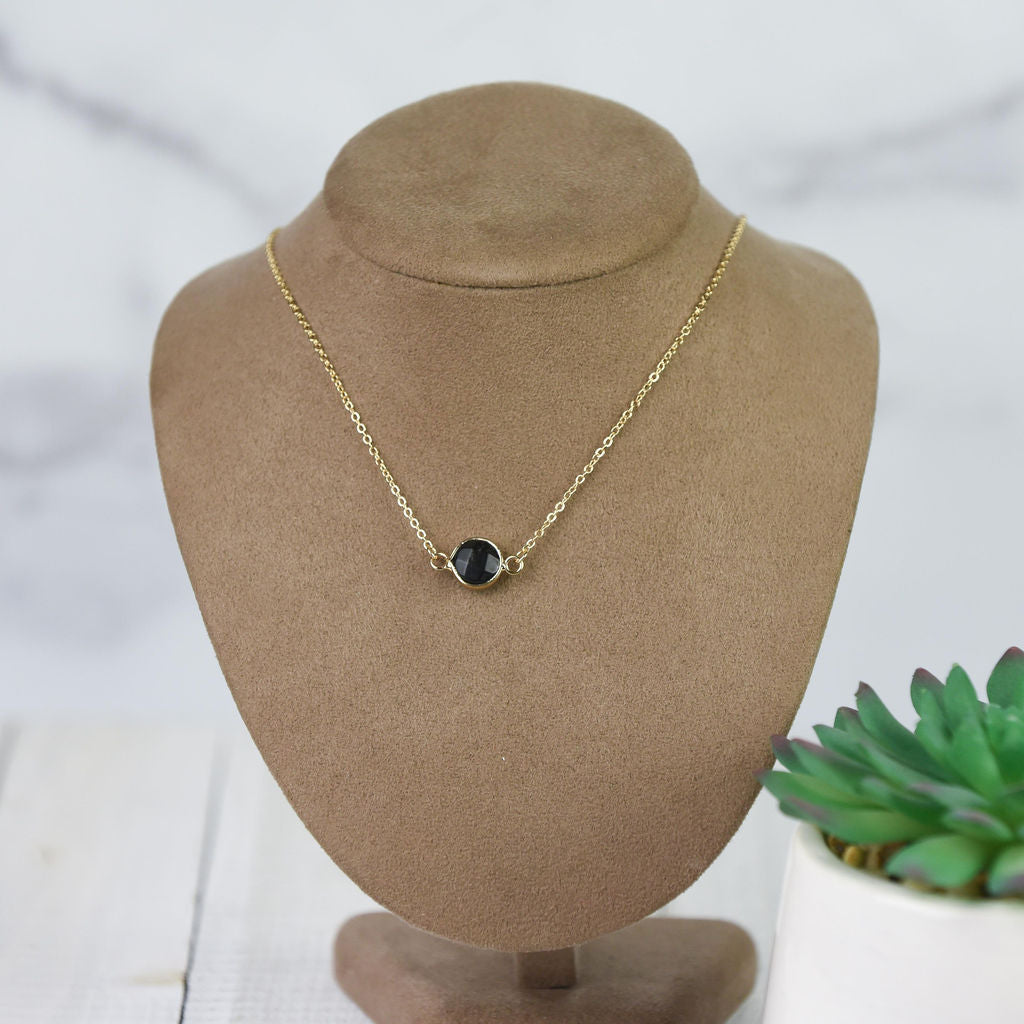 Natalie Natural Stone Pendant Necklace