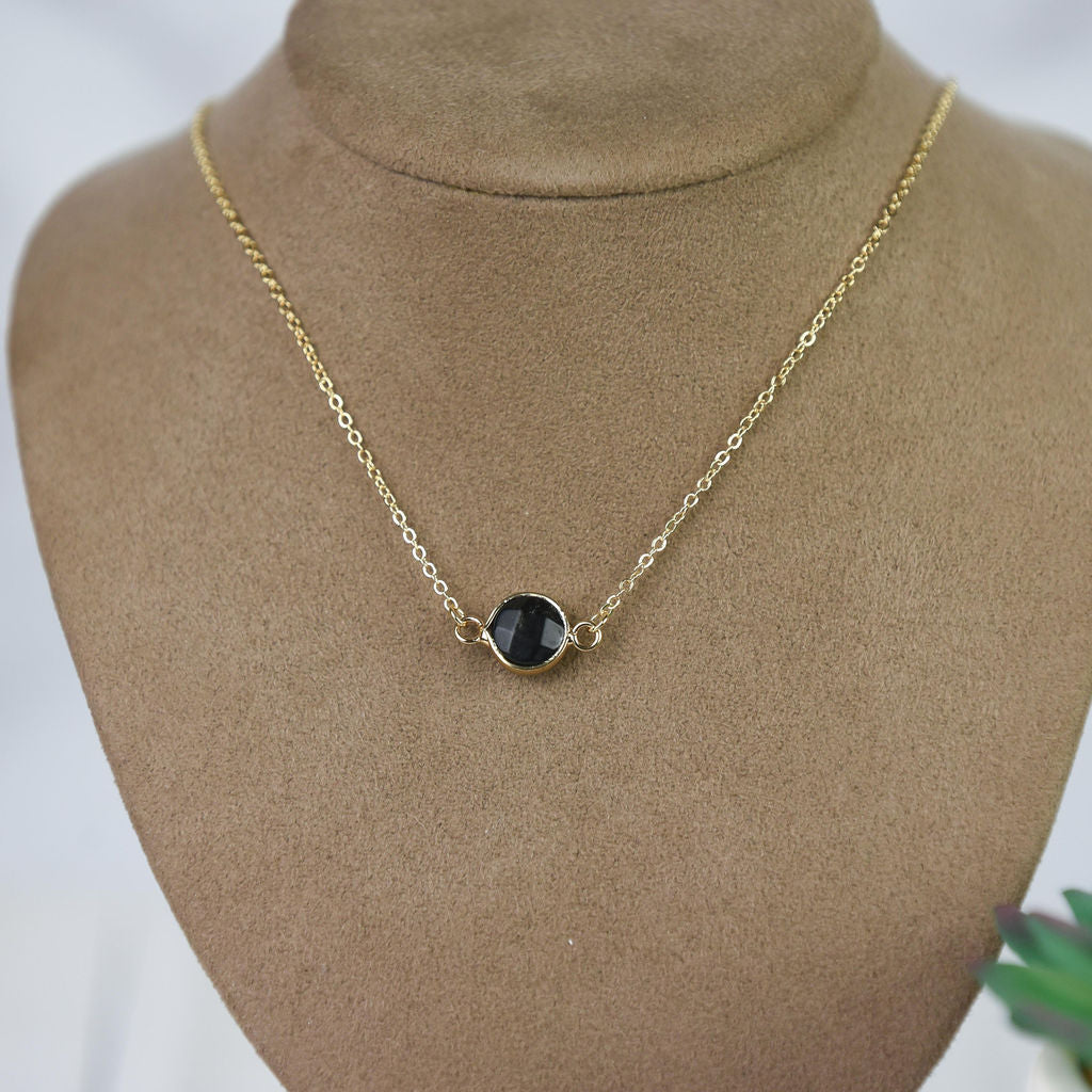 Natalie Natural Stone Pendant Necklace