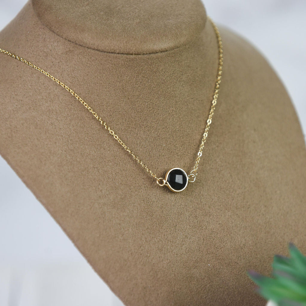 Natalie Natural Stone Pendant Necklace