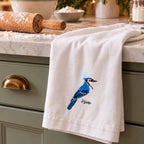 100% Cotton Tea Towels with Bird Embroidery - Kitchen Towels Kitchen Towels La Vie Bien 100% Cotton Tea Towels with Bird Embroidery - Kitchen Towels