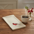100% Cotton Tea Towels with Bird Embroidery - Kitchen Towels Kitchen Towels La Vie Bien 100% Cotton Tea Towels with Bird Embroidery - Kitchen Towels