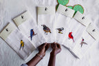 100% Cotton Tea Towels with Bird Embroidery - Kitchen Towels Kitchen Towels La Vie Bien 100% Cotton Tea Towels with Bird Embroidery - Kitchen Towels