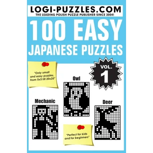 100 Easy Japanese Puzzles - Paperback Books La Vie Bien 100 Easy Japanese Puzzles - Paperback