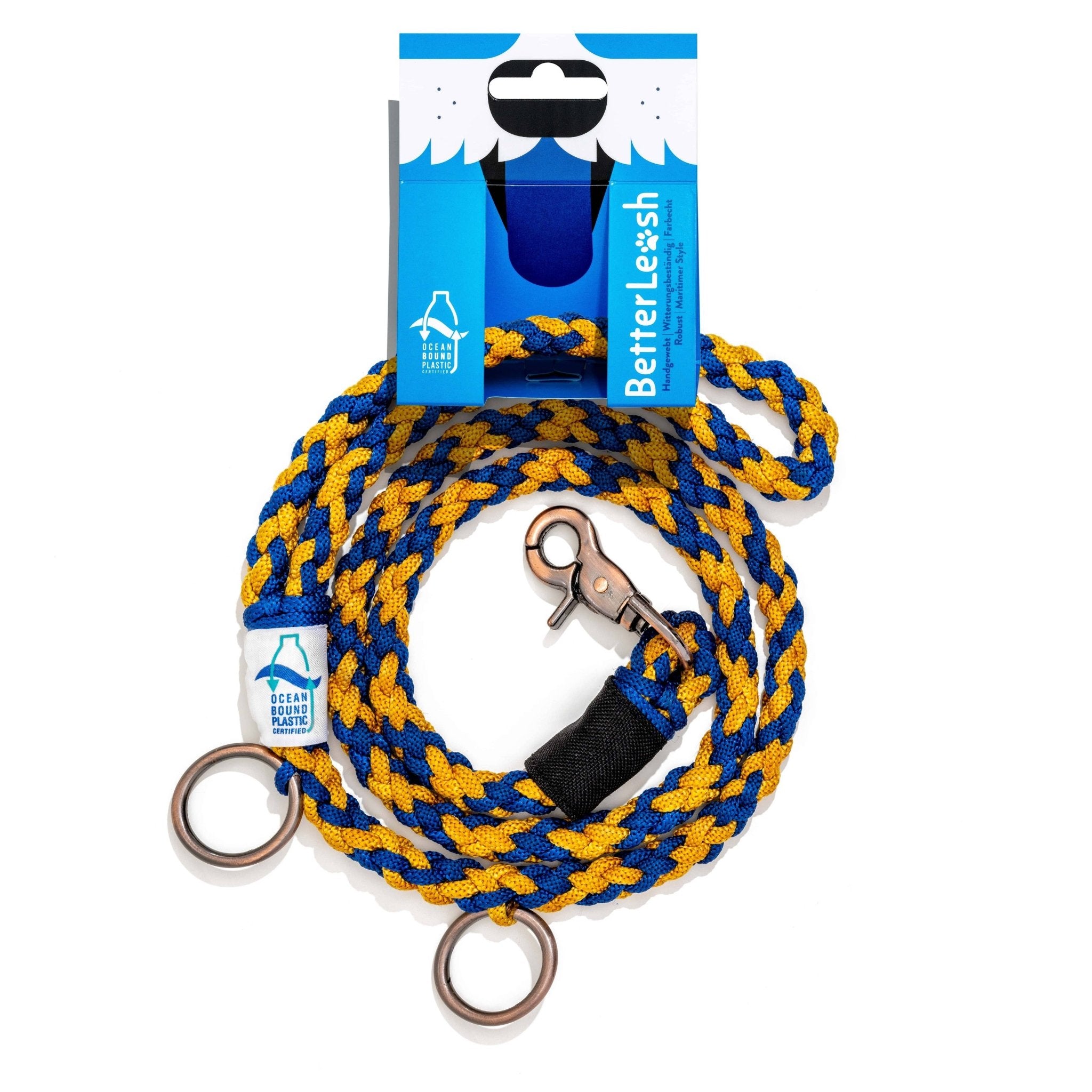 100% Fairtrade Recycled Ocean Bound Plastic - BETTERLEASH Pet La Vie Bien 100% Fairtrade Recycled Ocean Bound Plastic - BETTERLEASH