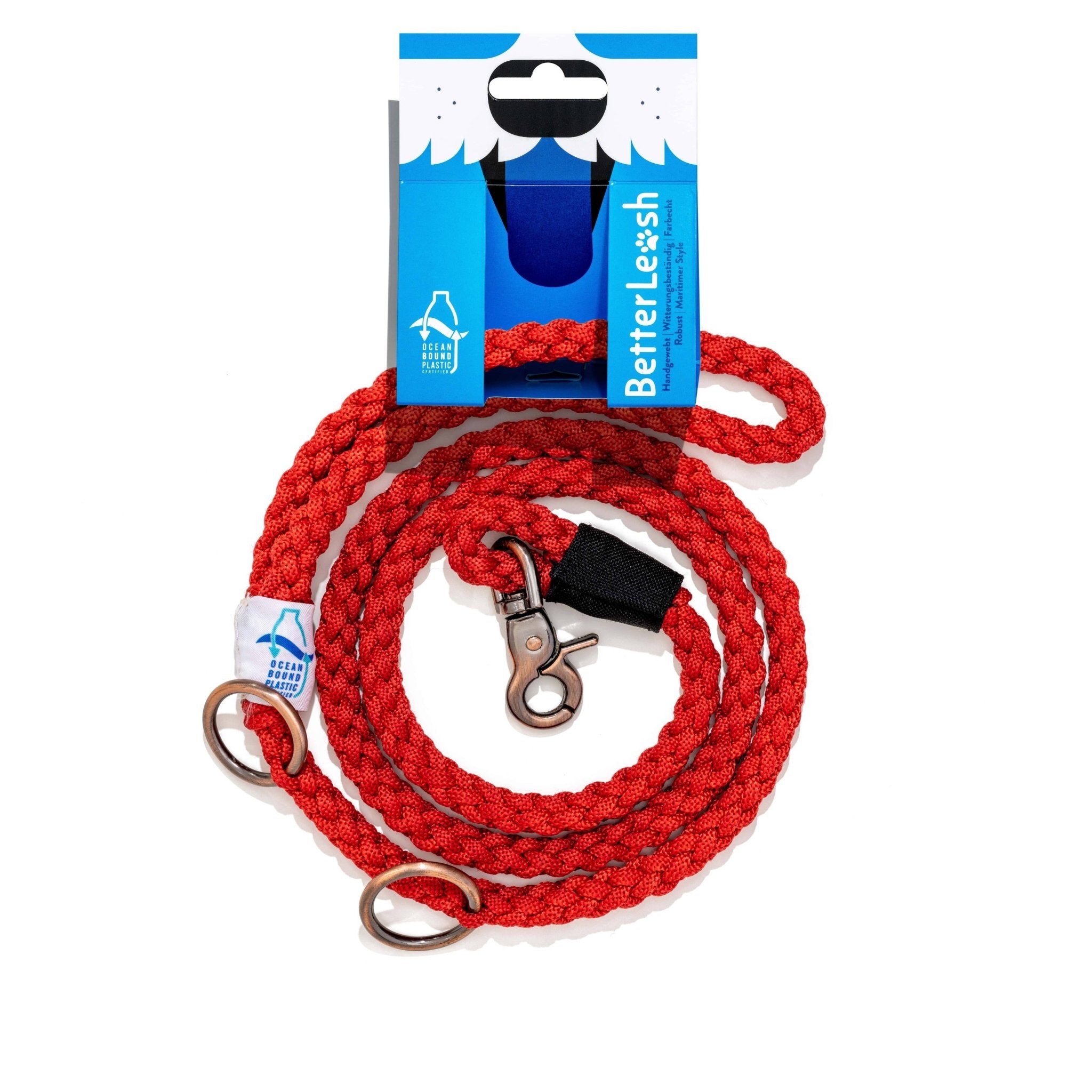 100% Fairtrade Recycled Ocean Bound Plastic - BETTERLEASH Pet La Vie Bien 100% Fairtrade Recycled Ocean Bound Plastic - BETTERLEASH