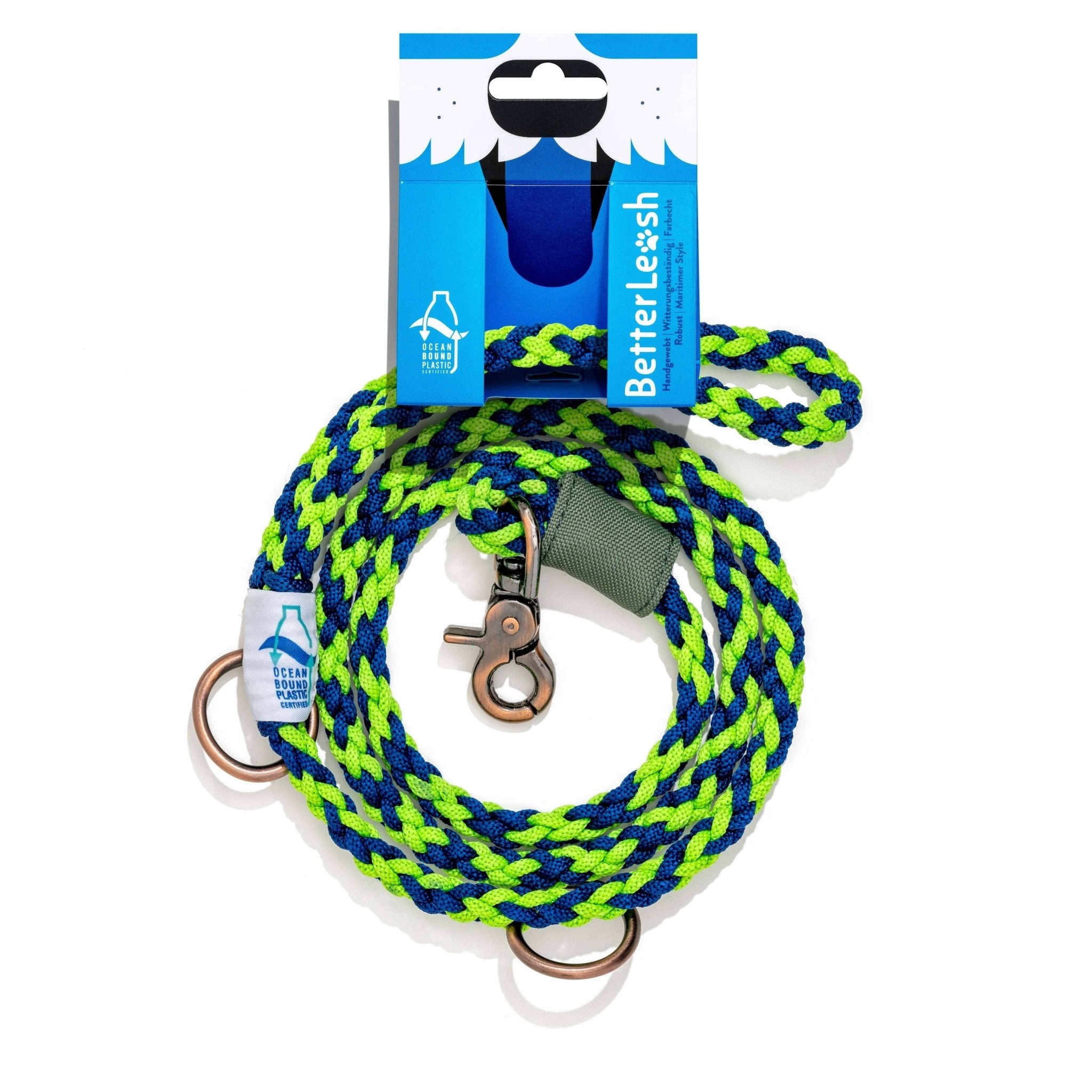 100% Fairtrade Recycled Ocean Bound Plastic - BETTERLEASH Pet La Vie Bien 100% Fairtrade Recycled Ocean Bound Plastic - BETTERLEASH