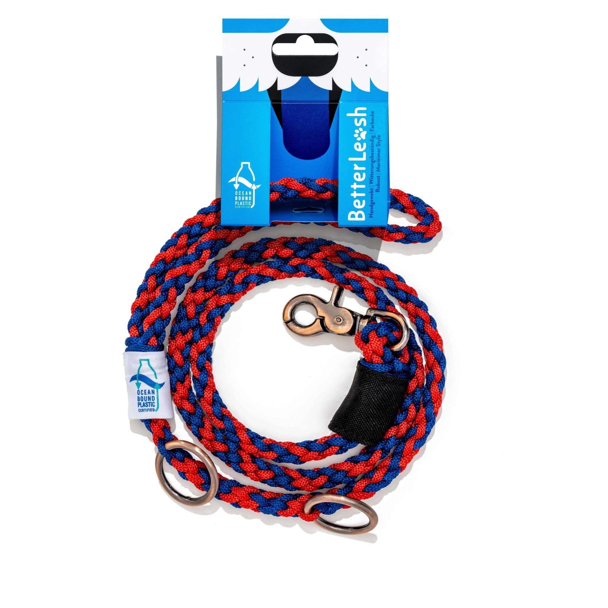 100% Fairtrade Recycled Ocean Bound Plastic - BETTERLEASH Pet La Vie Bien 100% Fairtrade Recycled Ocean Bound Plastic - BETTERLEASH