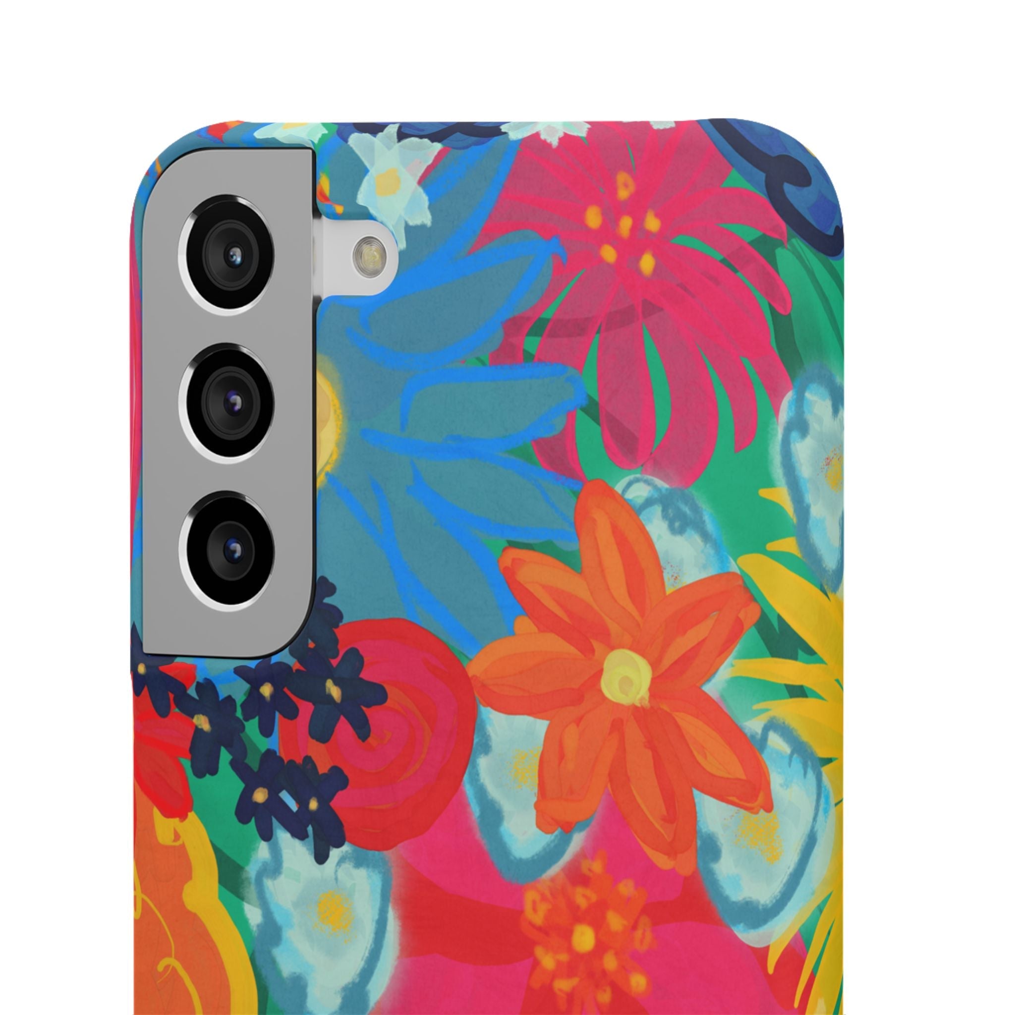 Bespattered Facade Bold Florals Snap Case