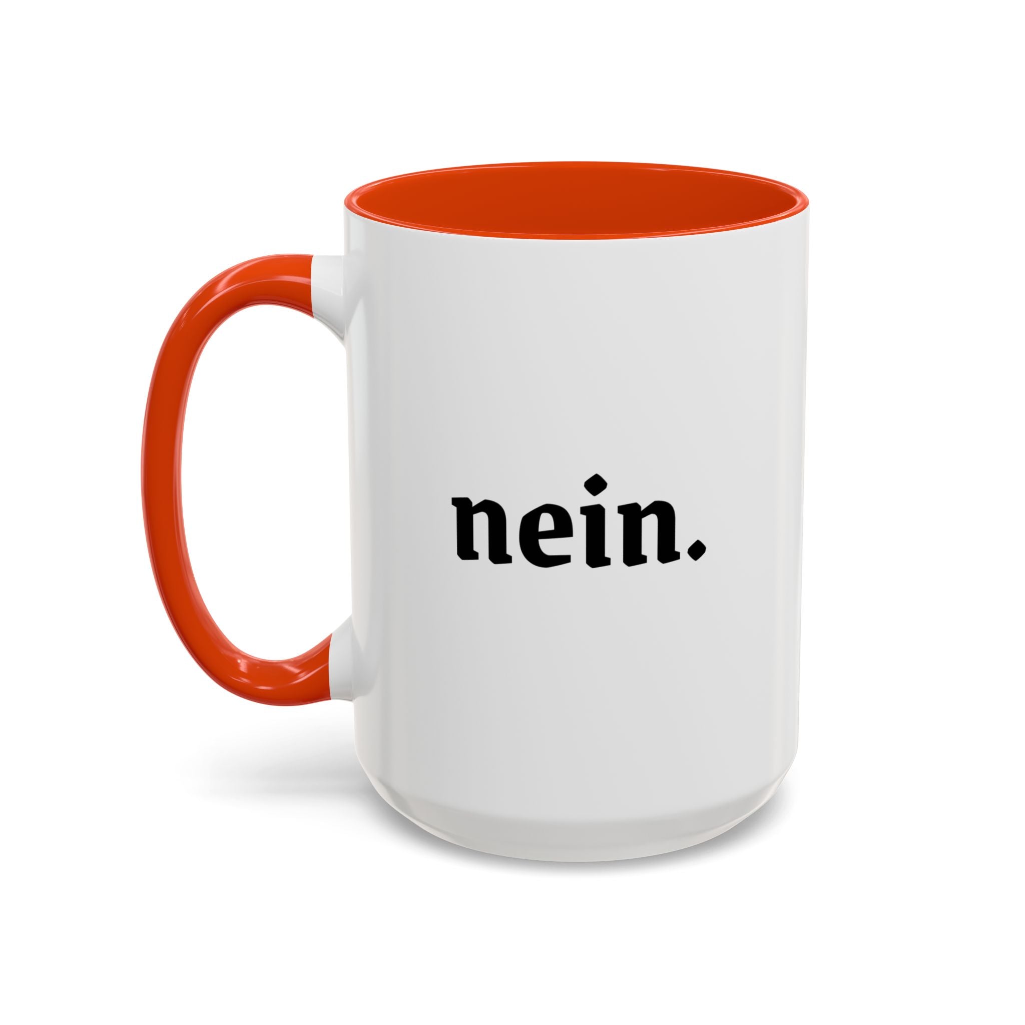 Nein. Mug — Minimalist German Word Coffee Cup (11oz & 15oz)
