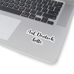 Auf Deutsch Kiss-Cut Sticker, German Phrase Vinyl Sticker