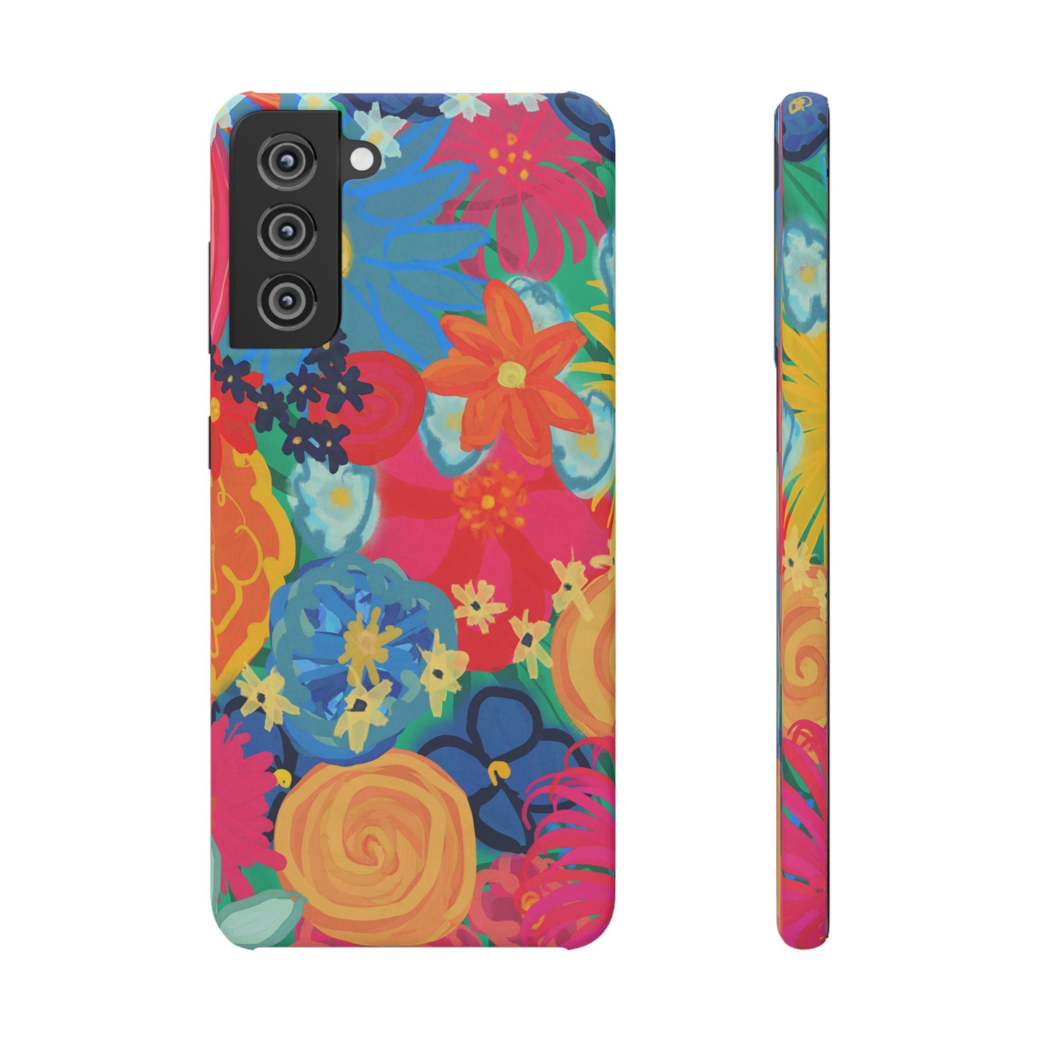 Bespattered Facade Bold Florals Snap Case