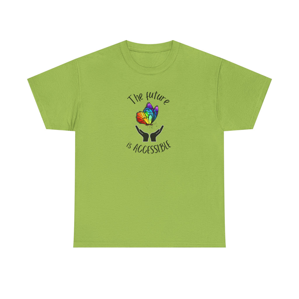 The future is accessible Rainbow Butterfly Tee