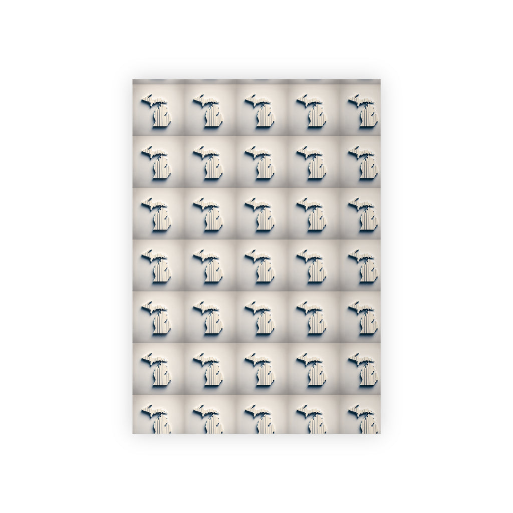 Michigan neutral beige Wrapping Paper