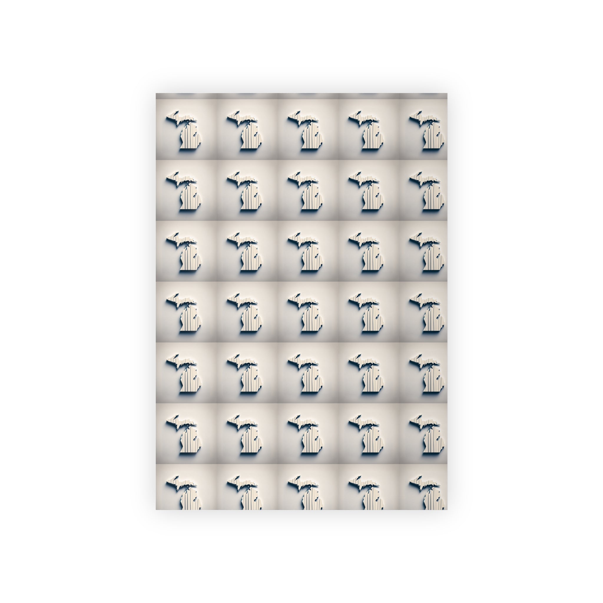 Michigan neutral beige Wrapping Paper