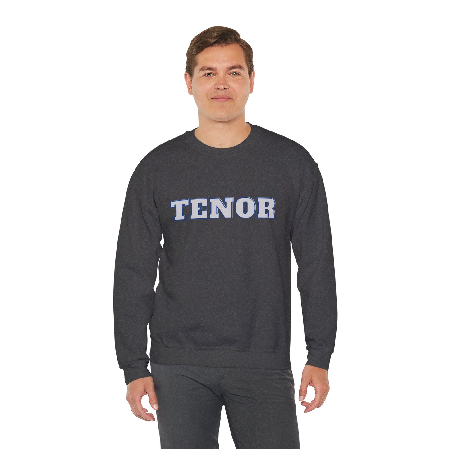Sweat-shirt ras du cou avec chanteur ténor