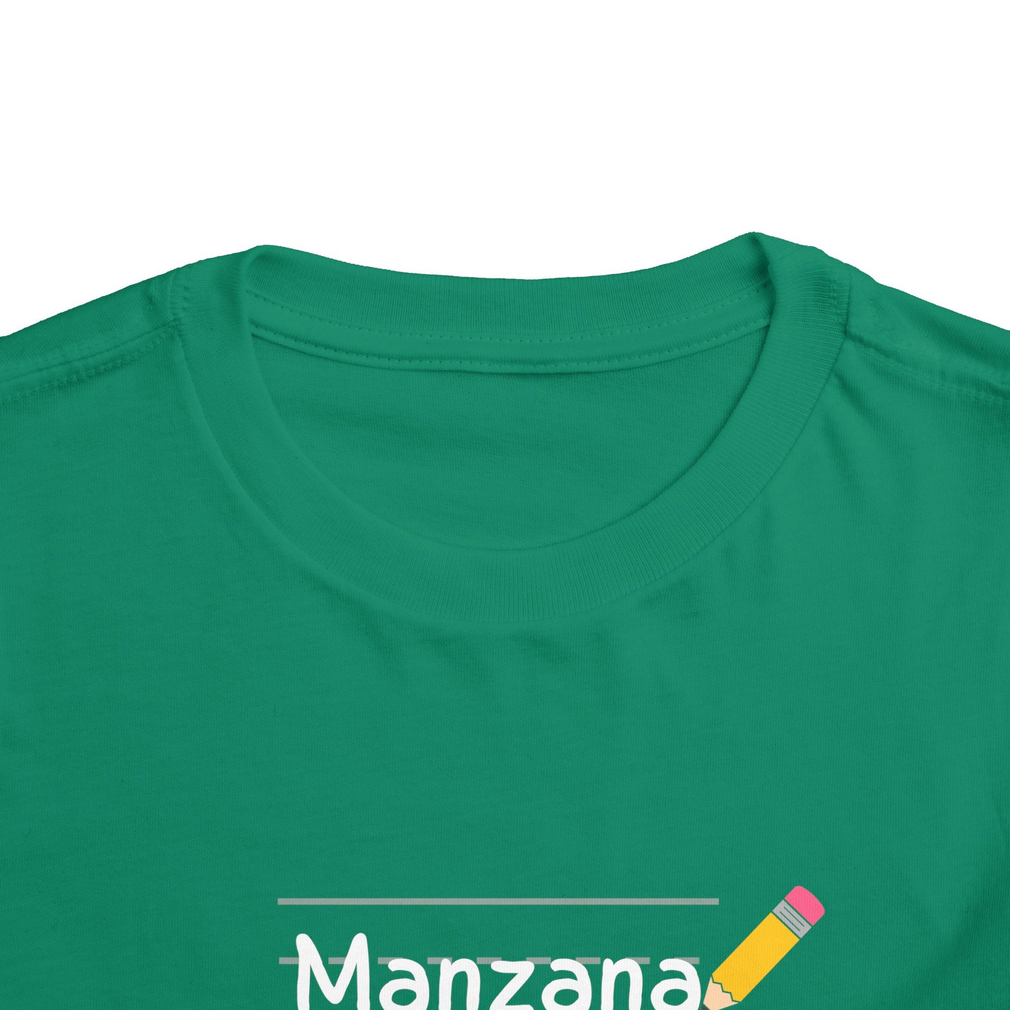 Manzana Apple and Pencil Toddler Tee Shirt