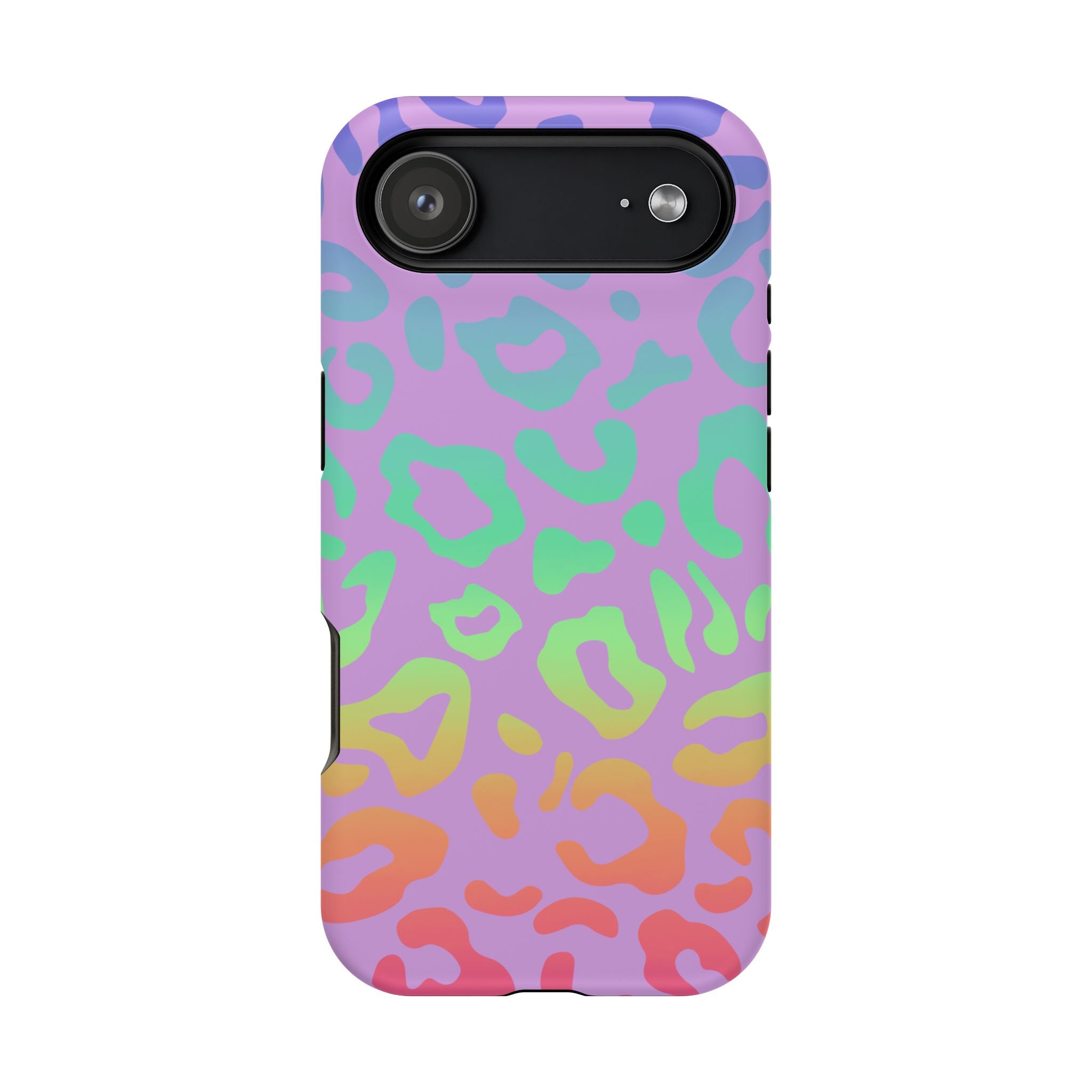 Bespattered Facade Rainbow Leopard Impact-Resistant Case