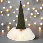 Tomte Gnome - Walter with Felt Cap (Green) by The German Christmas Shop USA