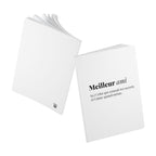 Meilleur ami definition journal Softcover Notebook, French friendship quote gift