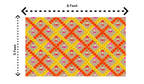 Traditional Indian Backdrop Banner  for Diwali, Wedding, Seemantham Ceremony, Housewarming - 5 x 8 Feet Fabric Backdrop (1018)