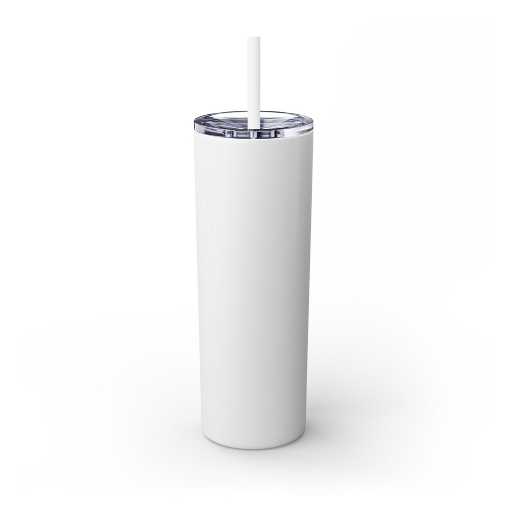 Meilleure amie du monde Skinny Tumbler with Straw, 20oz