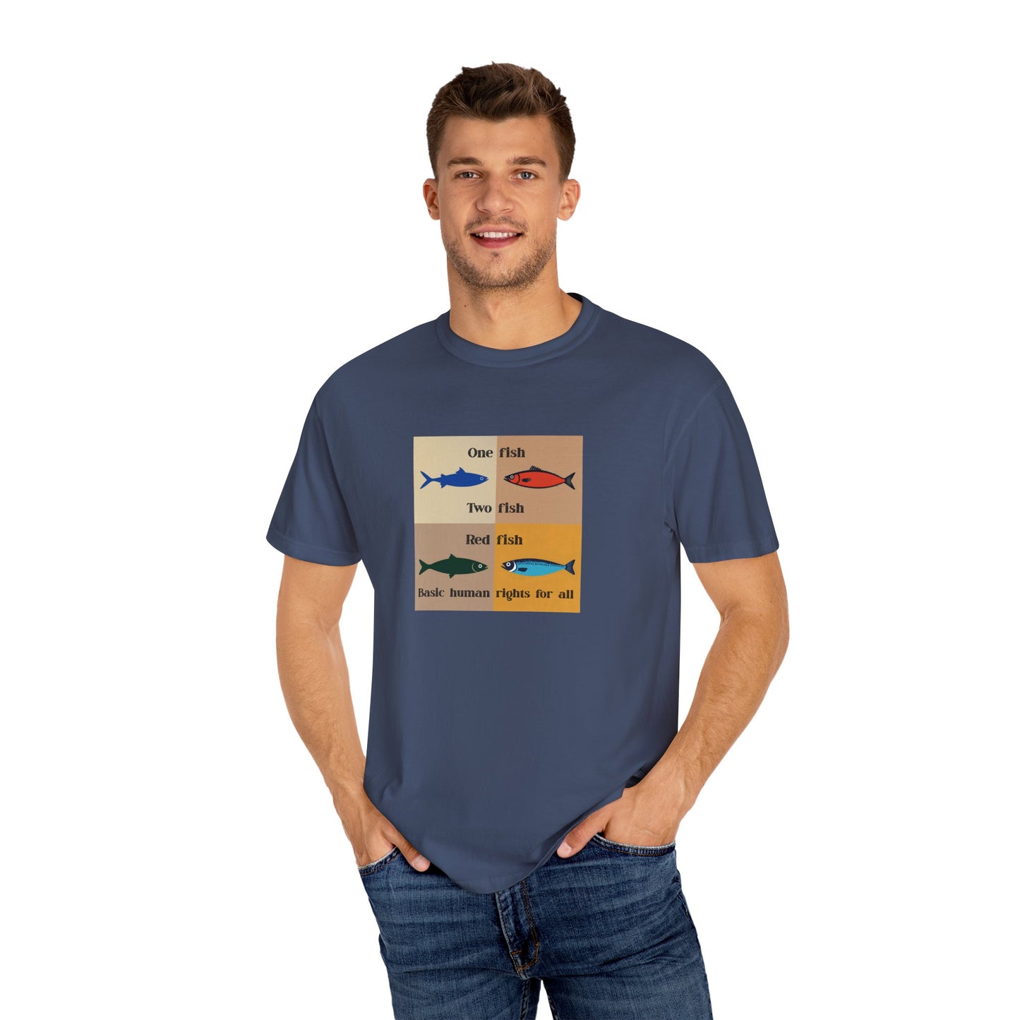 One Fish two fish human rights for all T-shirt