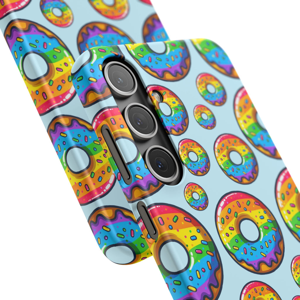 Bespattered Facade Rainbow Sprinkle Donut Snap Case