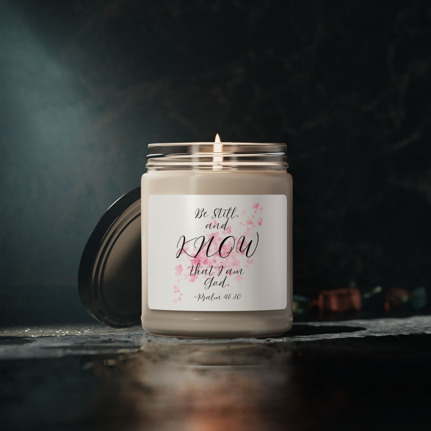 Be still and know that I am God Scented Soy Candle, 9oz