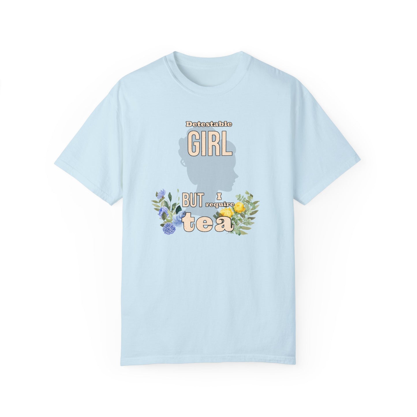 Detestable Girl but I require tea Oscar Wilde Quote T-Shirt, Importance of Being Earnest