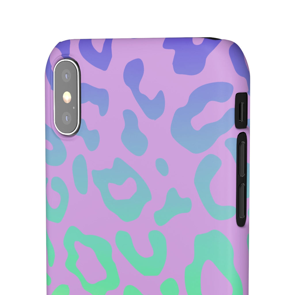 Bespattered Facade Rainbow Leopard Snap Case