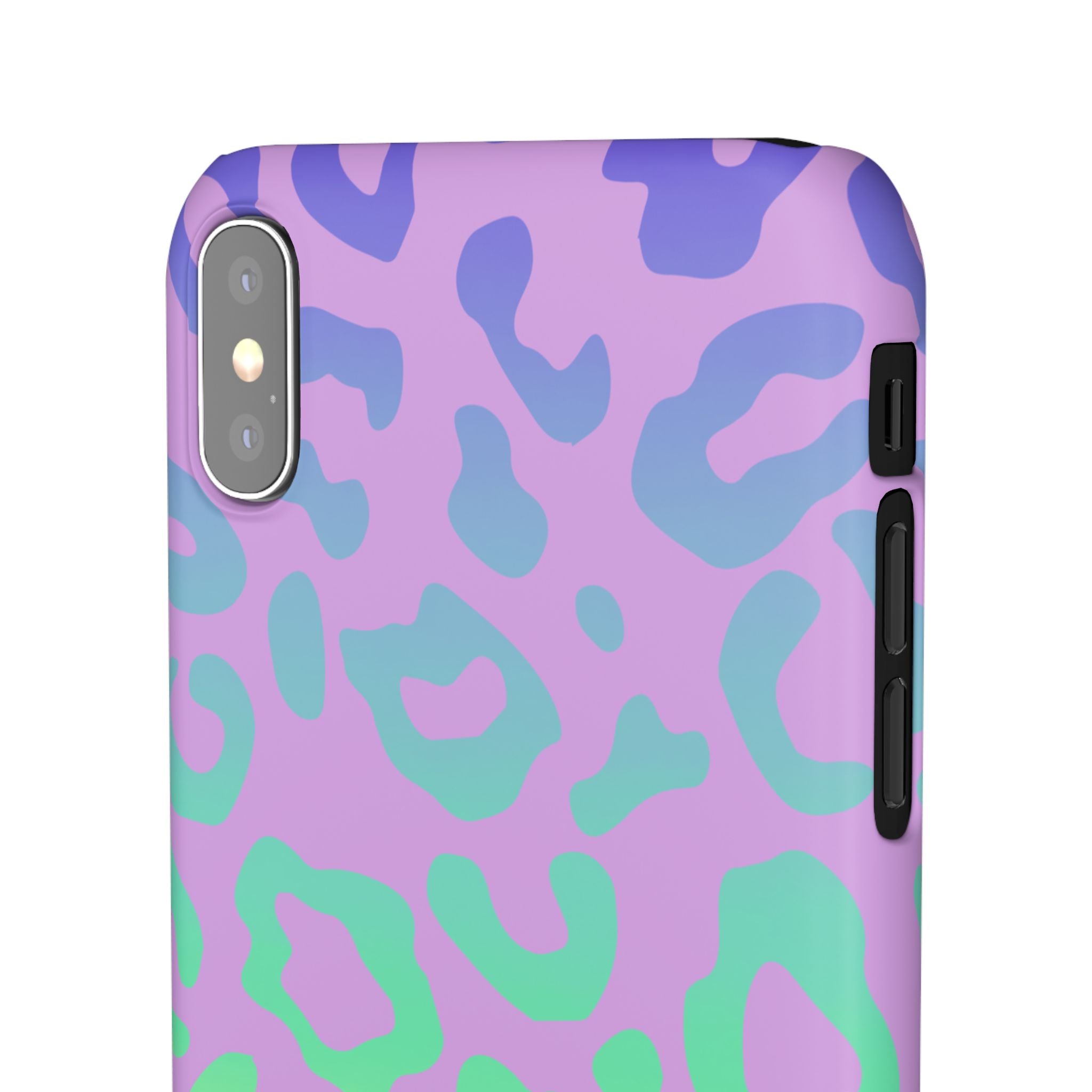 Bespattered Facade Rainbow Leopard Snap Case