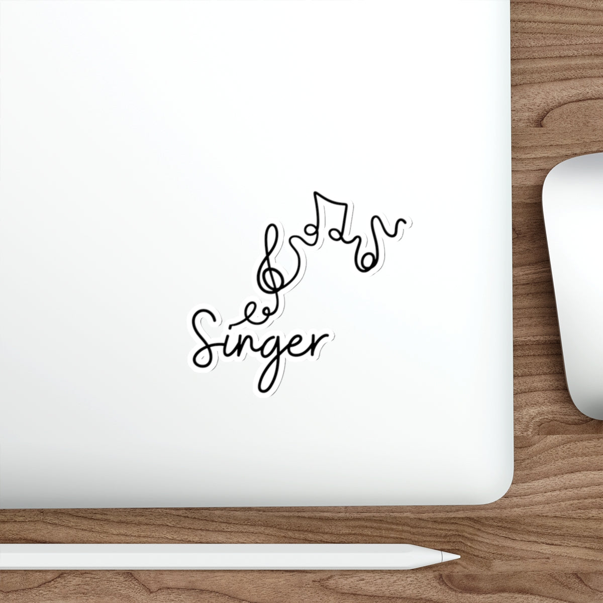 Singer Musician Die-Cut Sticker