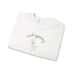 Michigoosey Goose Sweatshirt, Silly Goose Crewneck, Gander sweater, Michigan Wildlife Shirt, Novelty Animal Sweater