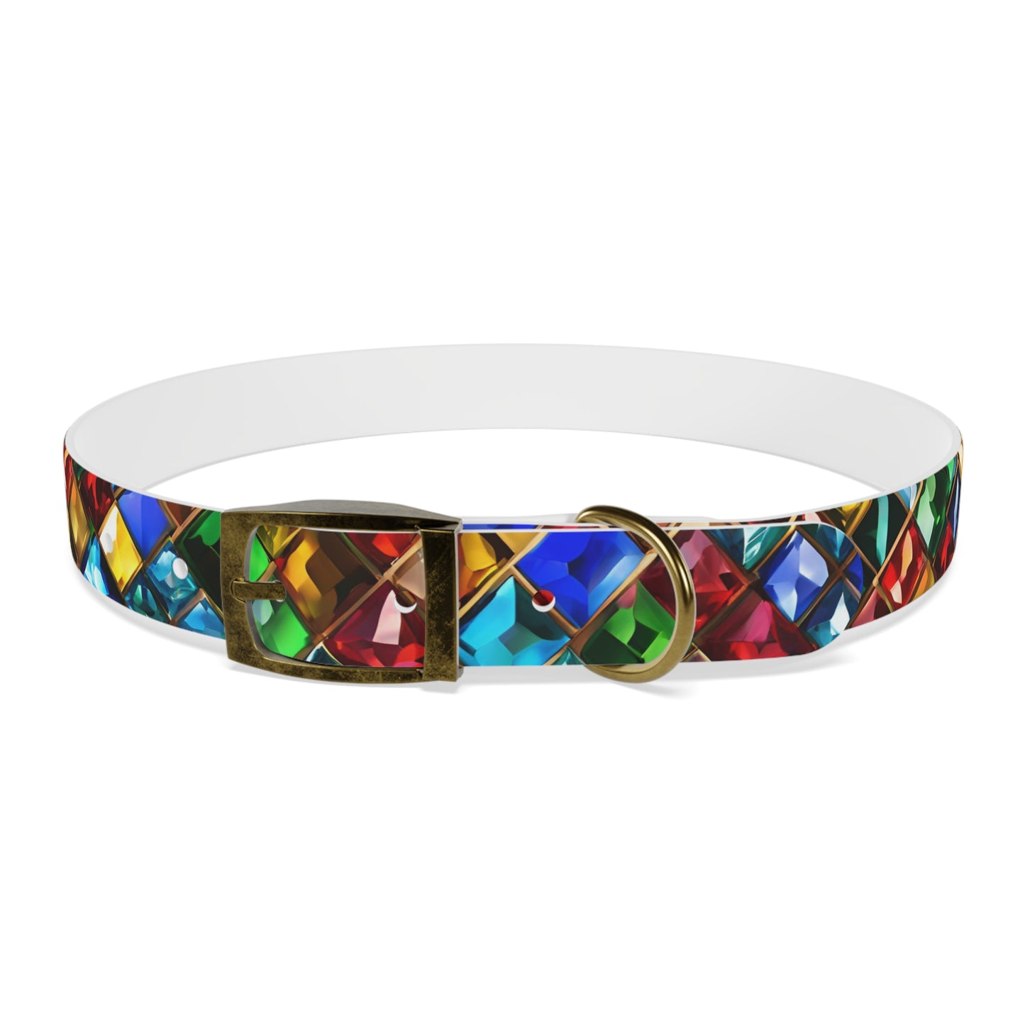 Collier pour chien à imprimé bijou