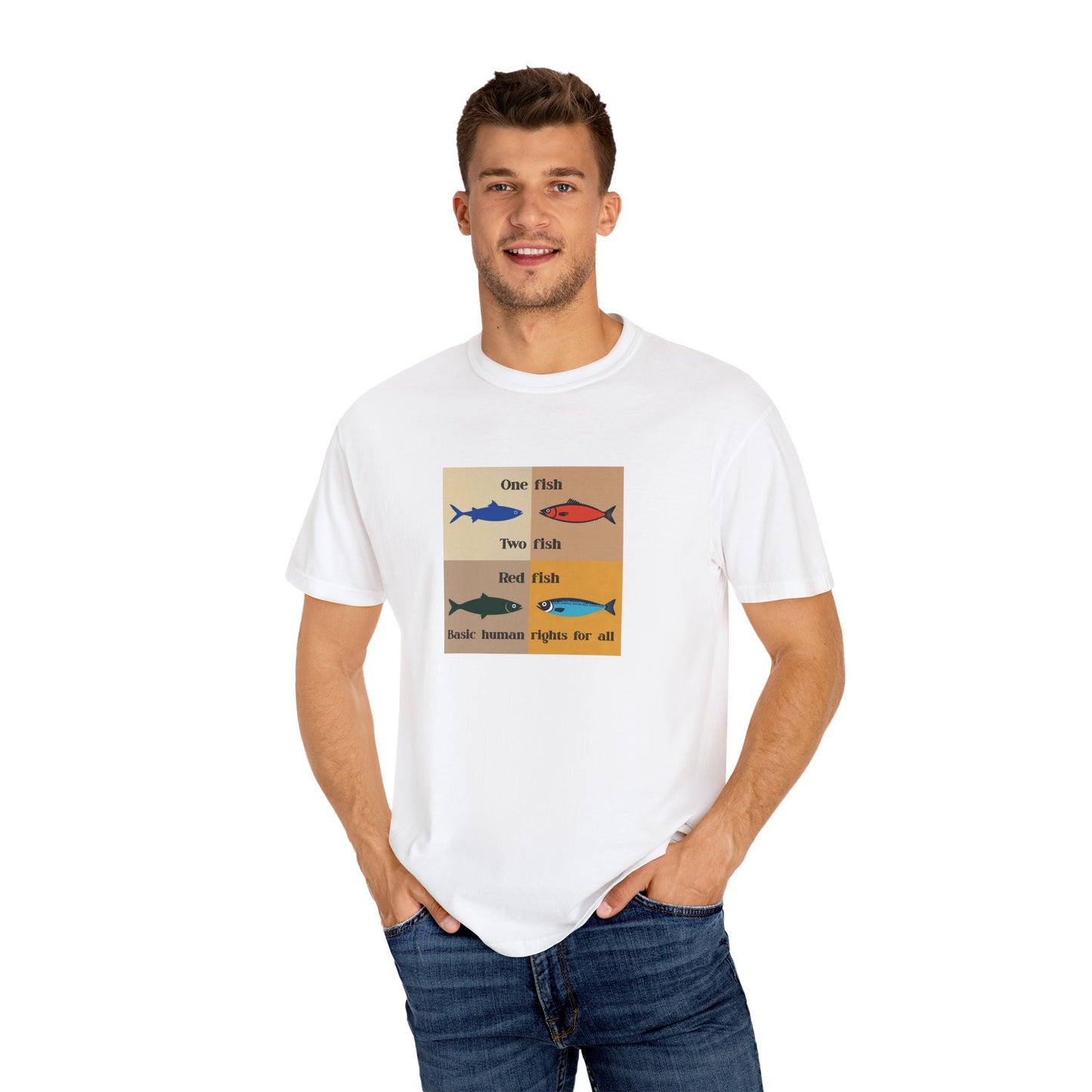One Fish two fish human rights for all T-shirt