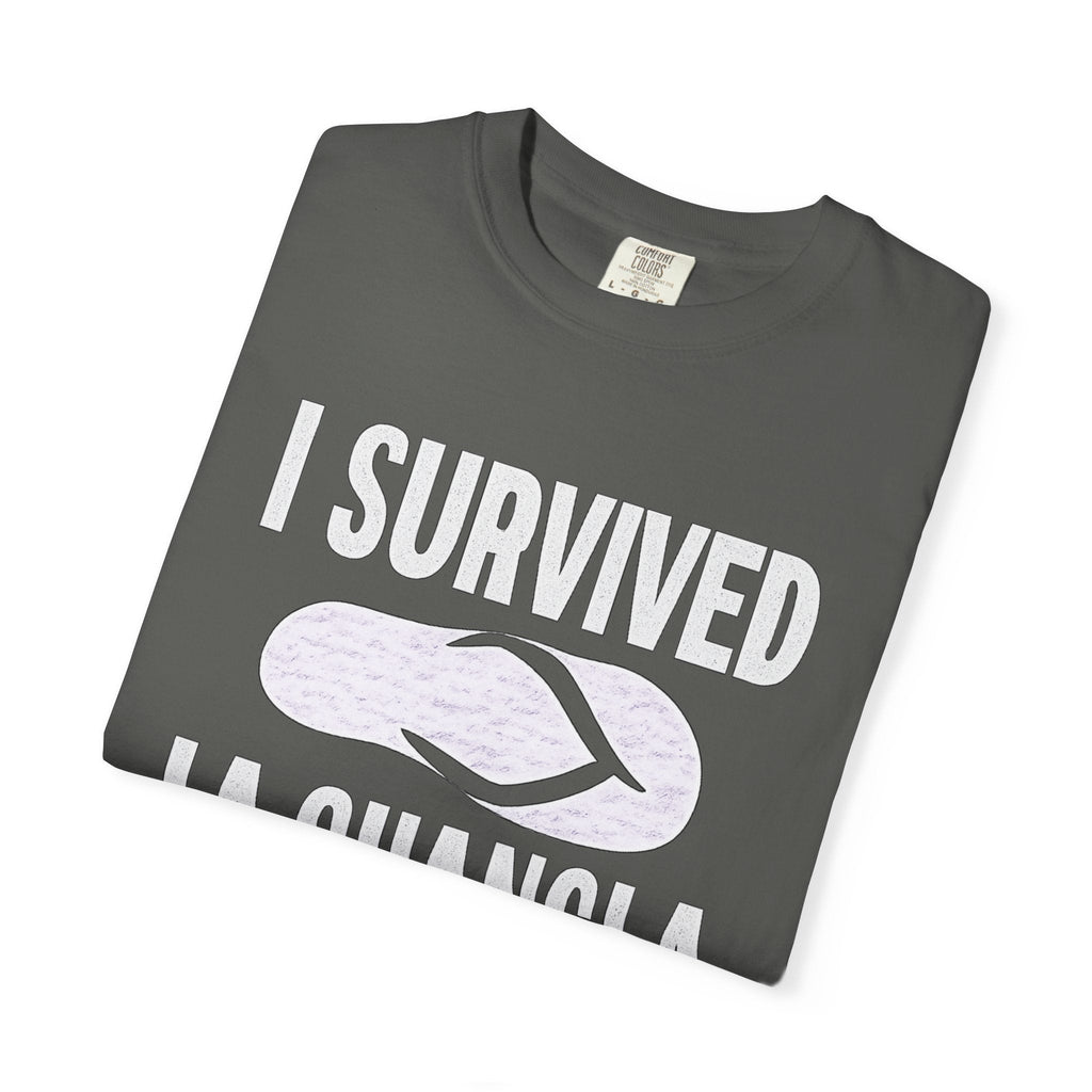 I Survived La Chancla T-shirt | Chancleta Joke Design | 3 Colors